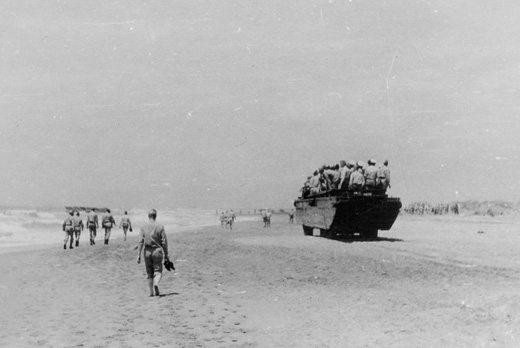Transport across the beach